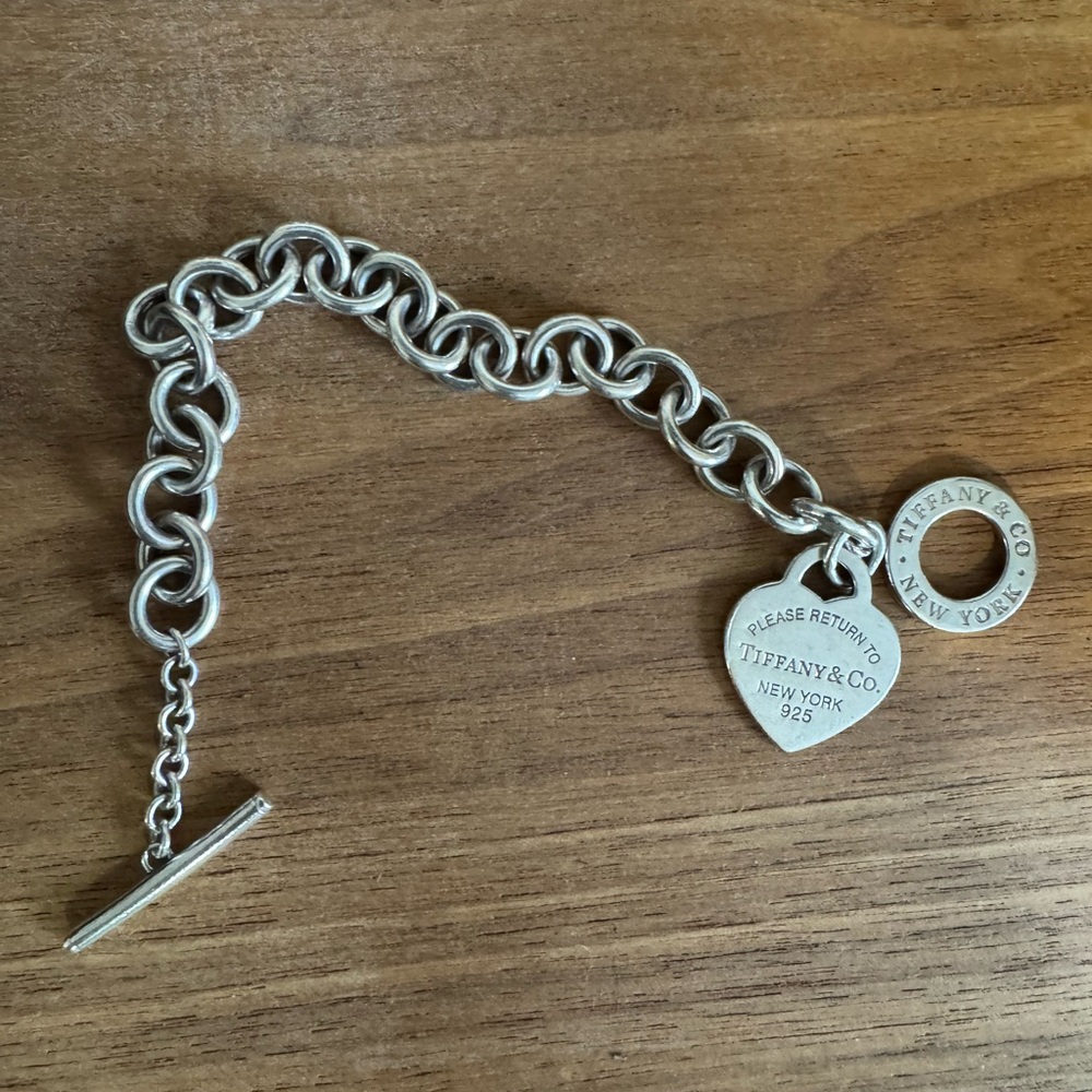 Tiffany & Co. Silver Heart Tag Bracelet